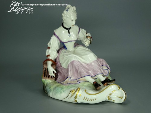 Купить фарфоровые статуэтки Nymphenburg, Лети птица!, Германия